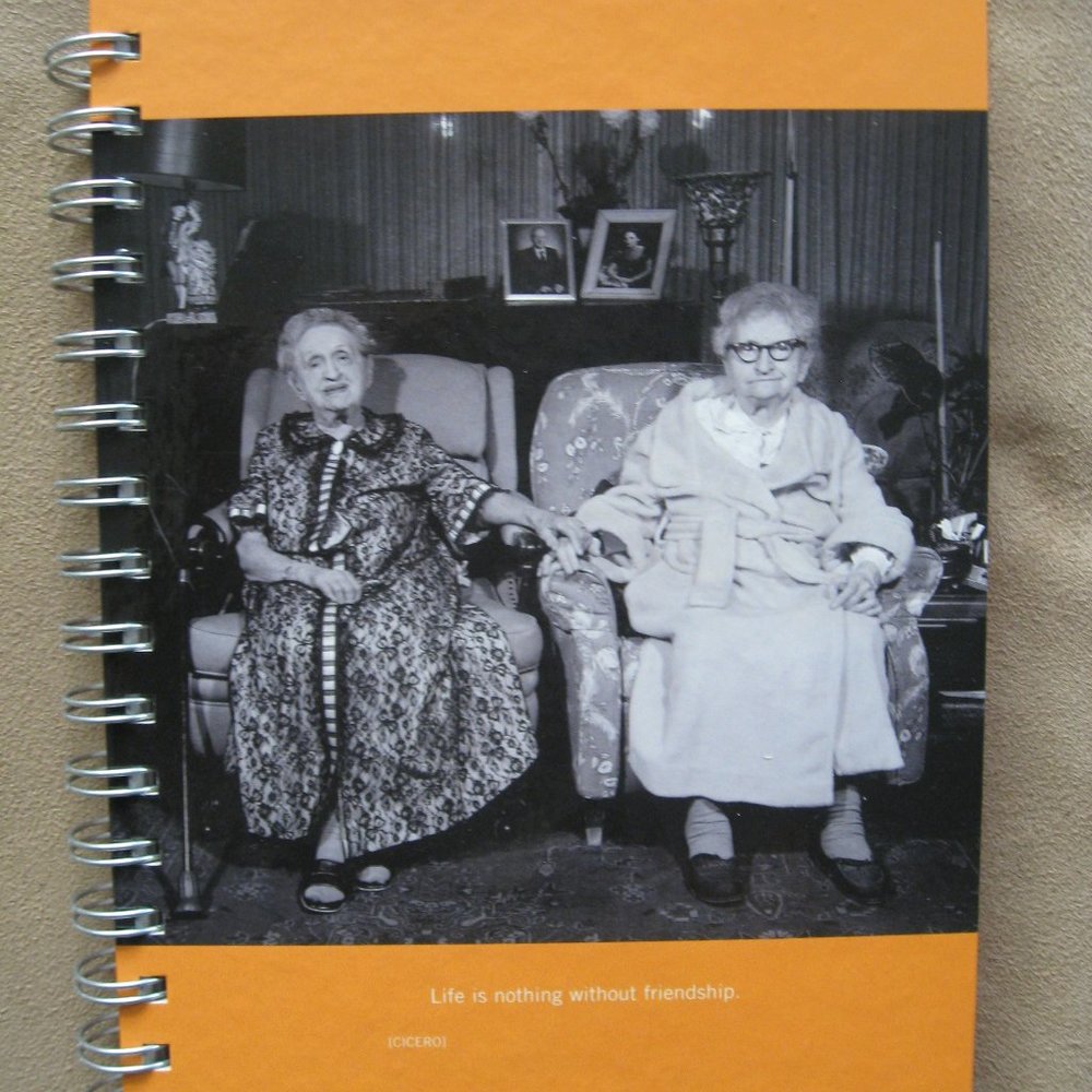 NEW M.I.L.K "Life is nothing without friendship" Wire Bound Blank Journal